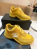 chanel running sports sneakers mulher sapatos yello gold